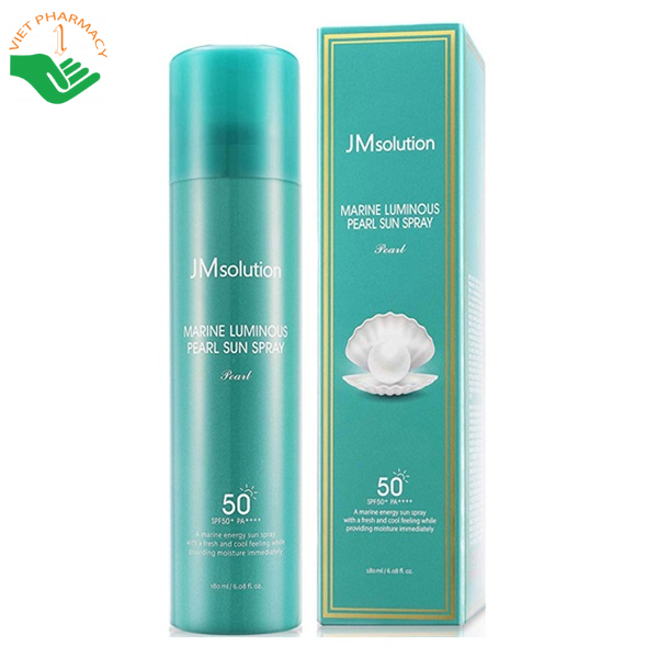 Xịt chống nắng JMsolution Marine Luminous Pearl Sun Spray SPF50+